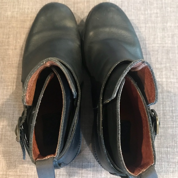 Men's Impulse Leather Ankle Boots - 10 - Picture 6 of 7